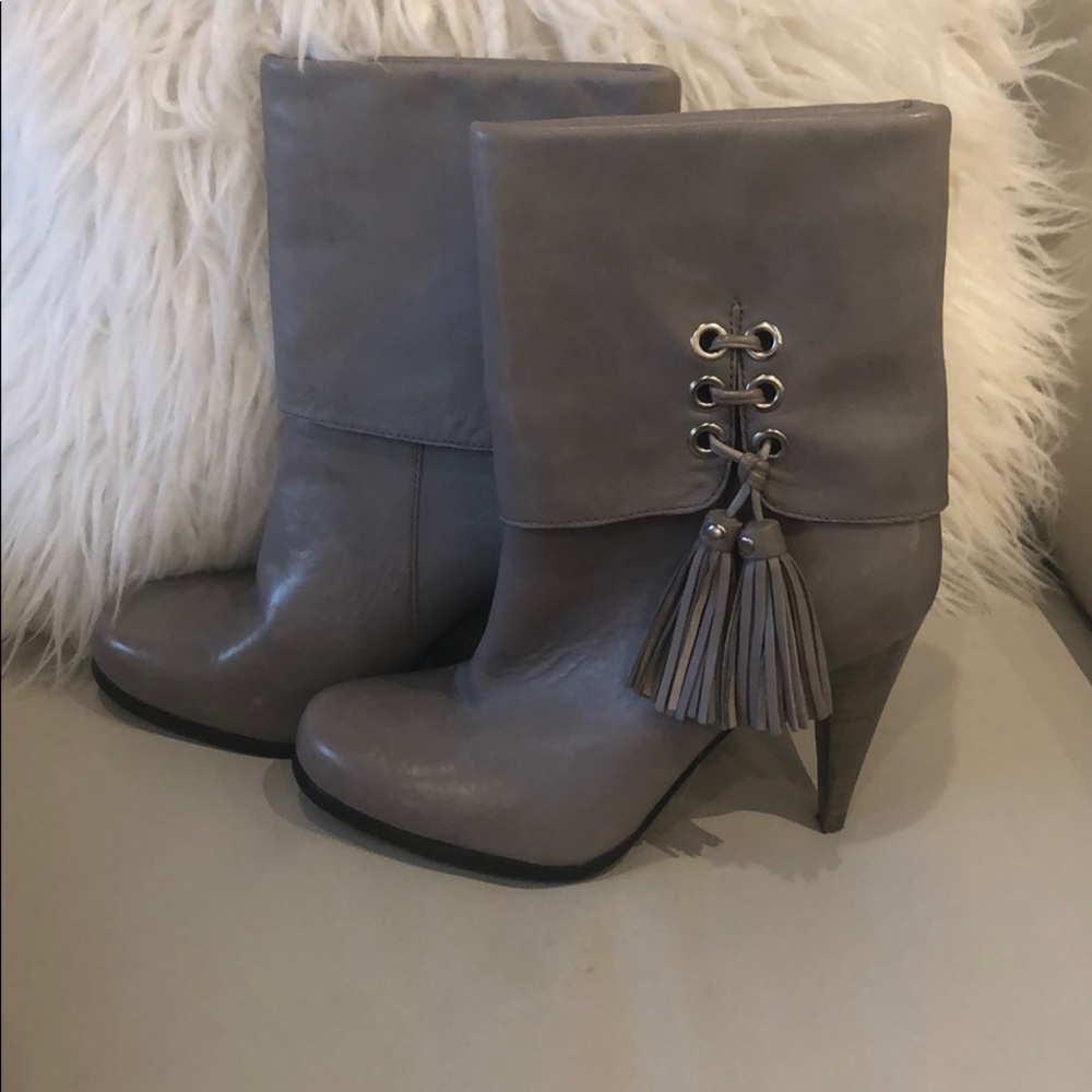 Coach ankle leather boots